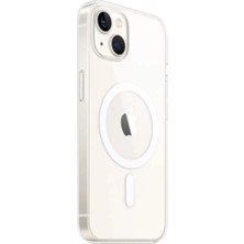 Sh Ticaret Apple Iphone 14 Kılıf Magneticsafe Şeffaf Silikon - Şeffaf