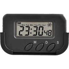Store Dijital Küçük Masa ve Araç Saati, Alarm ve Kronometre Özellikli, Pomodoro Ders Çalışma Saati, Sporcular ve Zamanla Yarışanlar Için Ideal (1)