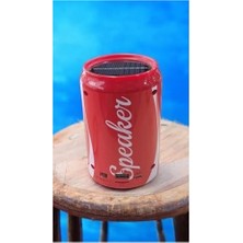 Prime Güneş Enerjisi ile De Dolabilen Radyolu Flash Bellek ve Hafıza Kart Destekli Süper Güçlü El Fenerli Bluetooth Speaker Şarj Edilebilir Hoparlör Bass Ses Çok Iyi (Kırmızı)