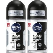 Prime Men Erkek Roll On Deodorant & Invisible Original 50 Ml,ter ve Ter Kokusuna Karşı 72 Saat Anti-Perspirant Koruma,x2 Adet