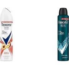 Prime Rexona Kadın Sprey Deodorant Şeftali & Limon Otu 72 Saat Kesintisiz Üstün Koruma 150 ml ve Rexona Men Erkek Sprey Deodorant Xtra 72 Saat Kesintisiz Üstün Koruma 200 ml
