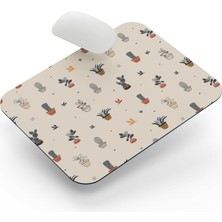 Store Kaktüs - Dikdörtgen Mouse Pad, 17,5 cm x 19,50 cm