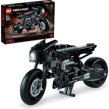 MSP Technic Batman – Batcycle™ 42155-9 Yaş ve Üzeri Çocuklar Için Batman’in Motosikletinin Modelini Içeren Yaratıcı Oyuncak Yapım Seti (641 Parça)