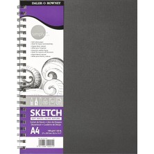 MSP Rowney Simply Eskiz Defteri - Beyaz Spiral A4