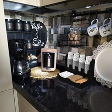 Prime Metal Çay ve Kahve Organizasyon Standı 16OZ Siyah