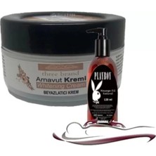 Najmaddin Sh Playboy Three Brand Whitening Cream 4 Adet Arnavut Kremi 50 ml  Kremi Ile 120ML Masaj Yağı Sh