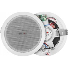 Efnaz Style Magicvoice TPI-350 5.25’’ (13.5 Cm) Hat Trafolu Alçıpan/asma Tavan Tipi Hoparlör (6W Rms - Mp3 USB Uyumlu) - Beyaz