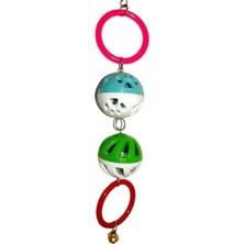 Prime Zilli, Toplu, Halkalı Kuş Oyuncağı 20 cm