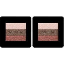Prime Yumuşak Dokulu, Dökülme Yapmayan 3 Renkli Göz Farı Triple Shadow No.20 (Coin) (2 Paketi)