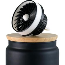 MSP Araç Koku Difüzörü - Jet Motoru Tasarımlı Havalandırma Klipsi - Şık ve Modern Oto Parfüm Aksesuarı (Premium Havacılık Stili) - Turbofan Aroma Diffuser - Car Vent Mini Jet Engine