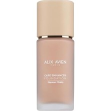 Prime Alix Avien Kırışıklık Karşıtı Nemlendirici SPF30 Parlak Bitişli Fondöten Care Enhancer 815 Warm Honeywheat