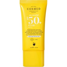 Cosmed Tüm Cilt Tipleri Için Suya Dayanıklı SPF50+ Güneş Kremi - Fluid SPF50+ - 50 ml