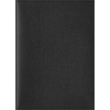 MSP Mnemosyne Yumuşak Kapaklı Not Defteri Tutacağı, 50 Sayfalık Not Defteri, 22,6 cm x 16,6 cm (A5), 8 mm Çizgili, 1 Adet, Siyah (PH169)