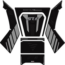 MSP Sr3 Uyumlu Siyah Gri Tank Pad Set