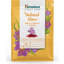 Himalaya Aydınlatıcı Kağıt Maske, Safran, C Vitamini, Hyaluronic ACID,%100 Pamuk, Geri Dönüştürülebilir, Tüm Ciltler, 30 gr