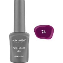 Prime Mor Pembe Kalıcı Oje 74-Yoğun Renk Veren Jel Oje 12 Ml-Nail Uv Gel Polish 74