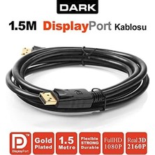 Prime Dark DK-CB-DPL150 Display Port Kablo, 1.5 Metre