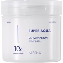 Prime 10 Farklı Hyaluronik Asit Kompleksi Içeren Arındırıcı Tonik Pad Super Aqua Ultra Hyalron Toner Pads