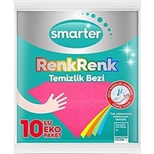Prime Renkrenk Temizlik Bezi 10 Lu