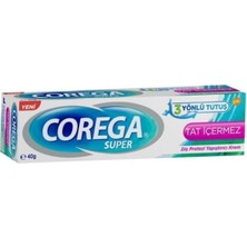 Prime Corega Super Diş Protezi Yapıştırıcı Tat Içermez Krem 40 gr
