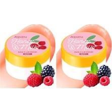 Prime A'pıeu Bal ve Süt Özlü Nemlendirici Dudak Maskesi Kırmızı Meyveli, 6 gr (2 Paketi)