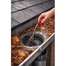 Prime 3 Metre Manuel Gider Açma Teli, Lavabo ve Banyo Için Uzun Spiral Gider Açıcı, Paslanmaz Çelik Tıkanıklık Açma Aparatı, Lavabo Açma Spirali 3m, Manuel Gider Açma Aparatı