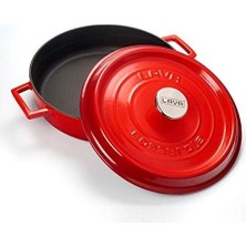 Prime Casserole Çok Fonksiyonlu, 3.40 Litre LVYST28K2R, Kırmızı/siyah