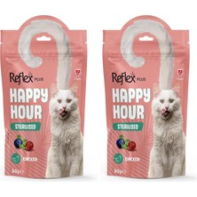 Prime Reflex Happy Hour Kisirlaştirilmiş Kedi Ödül Mamasi 60 Grr 2li Paket
