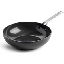 Prime Alu Magn Wok Tava 28 cm Mat Siyah