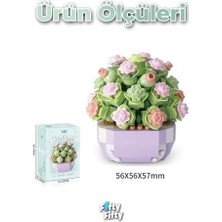 Prime Panlos Micro Block Bitki Serisi 1251 Çiçek Buketi 270 Parça Oyuncak Yapım Seti FFP-1251