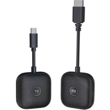Prime Kablosuz Hd Görüntü Aktarıcı Seti Usb-C Tx Rx | 1080P 60Hz Tak Çalıştır | Bilgisayar Tv Bağlantı Kiti | Internetsiz Ekran Yansıtma - S1 Type C