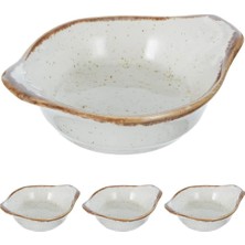 Prime Seasons Bej Mini Tabak 8cm 4lü Paket