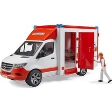 Prime Bruder BR02676 Benz Sprinter Sirenli Ambulans ve Ekibi