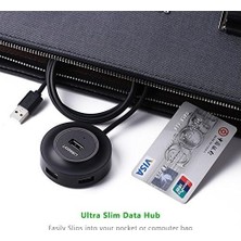 Prime USB 2.0 4 Portlu Hub Çoklayıcı, Siyah