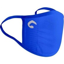 Prime Kulaktan Askılı Yıkanabilir Dikişsiz Bez Maske Nebula Mavi S/m