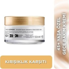 Prime Yaş Uzmanı 45+ Kırışıklık Karşıtı Sıkılaştırıcı Gece Kremi