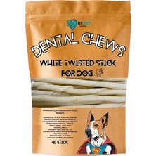 Prime Beyaz Çubuk Köpek Ödül ve Çiğnemi Kemiği- 40 Adet Maxi Paket