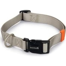 Prime Köpek Boyun Tasması, Açık Gri, 48-70CM