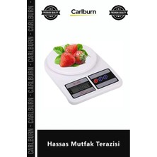 Carlburn Özel Üretim Dijital Dara Fonksiyonlu Otomatik Kapanan Elektronik Gram Ölçer Hassas Mutfak Terazisi
