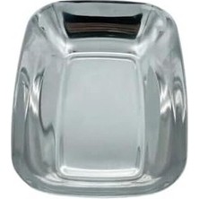 Prime Paslanmaz Çelik Kayık Tabak Kase, 18/10-304 ÇELIK,17X12 Cm, Gümüş, Çerezlik, Meze ve Salata Sunumu, 1 Adet