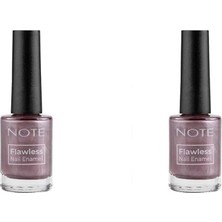Prime Nail Flawless Oje 86 Metallic Nude, Mor (2 Paketi)