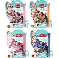 Prime Catlife Reflektörlü Fosforlu Göğüs Tasması+Gezdirme