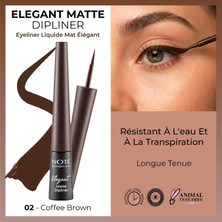 Store Cosmetics Elegant Matte Dipliner Waterproof Kahverengi, 02 Coffee Brown