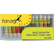 Prime Academy Guaj Boya, Seti, 12X12 ml