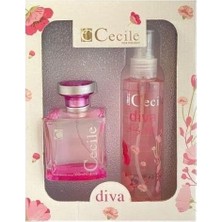 Prime Cecile Diva Bayan Kofre 100 ML+150 ml Body Mist