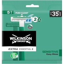 Prime Wilkinson Sword 2 Sensitive Tek Kullanımlık Tıraş Makinesi, Erkekler Için 5