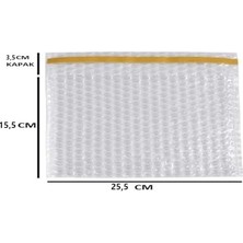 Prime Balonlu Torba, Bantlı Baloncuklu Torba-Zarf 15CM(EN) X25CM(BOY)+5CM(KAPAK) 50 Adet)