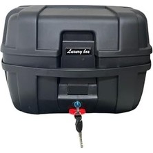 Karok Ticaret Wheelıe XT730-B 37 Litre Motosiklet Arka Çanta Siyah Su Geçirmez Tak Çıkart Özellikli Abs Top Üniversal