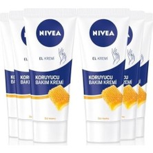 Prime Koruyucu El Bakım Kremi Bal Mumu 75ML, Nemlendirici, Yağlı His Bırakmaz, Gül Kokusu, X6 Adet