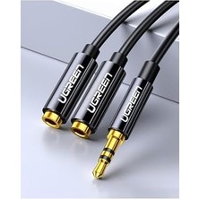 Prime 3.5mm 2'li Aux Kulaklık Çoklayıcı, Siyah